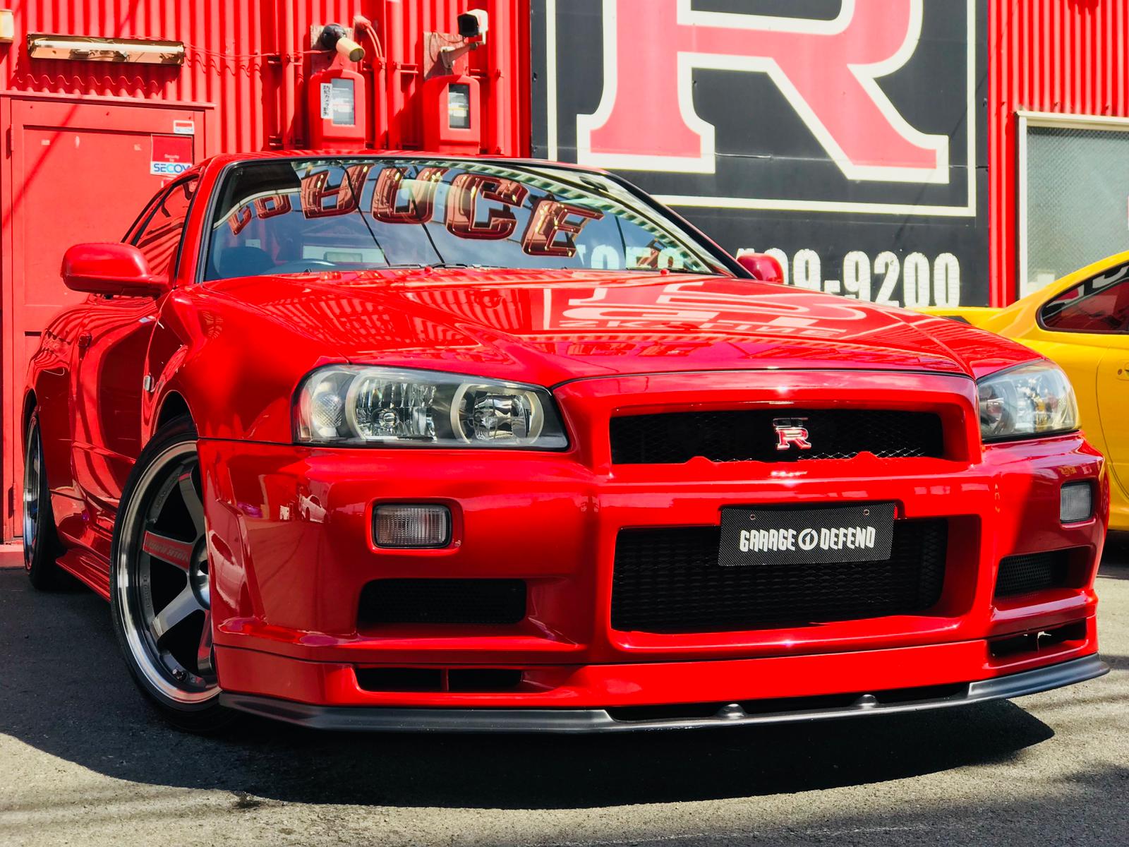 Lady In Red R34 Gtr For Sale Garage Defend