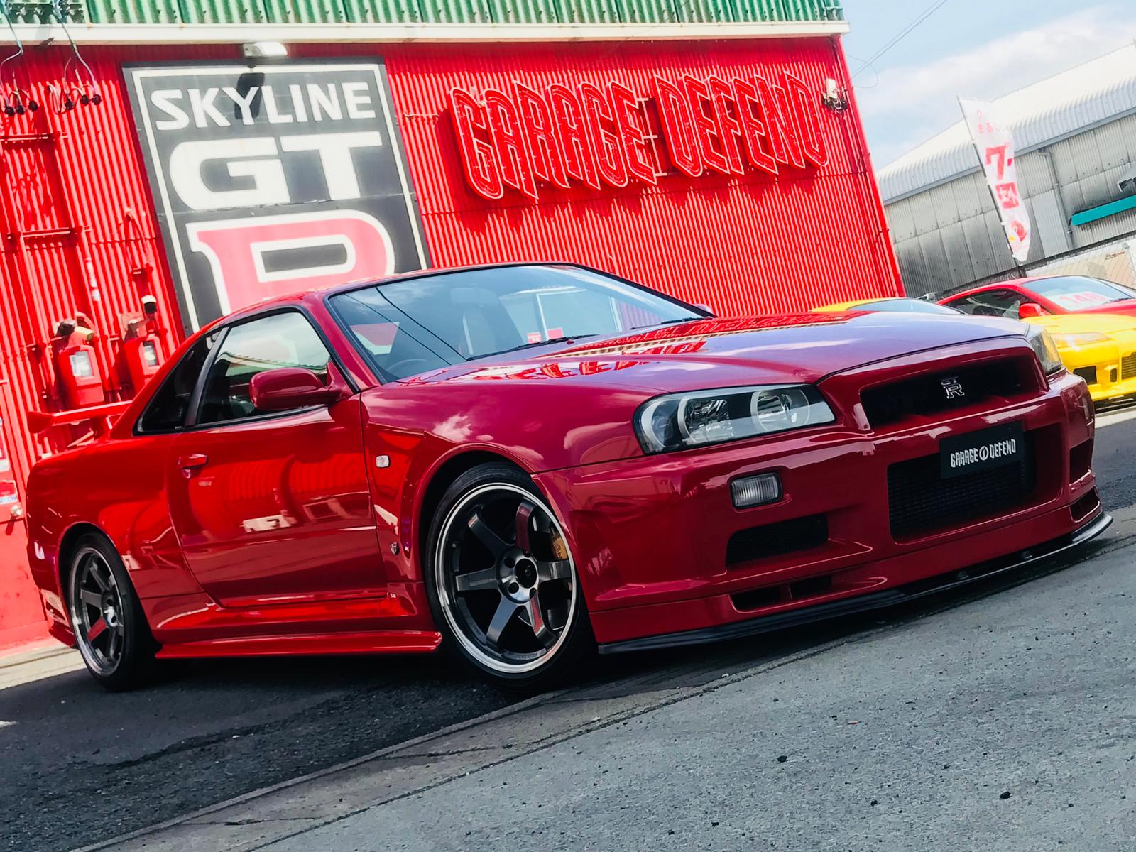 Nissan Skyline BNR34 GT R For Sale 3424 Garage Defend JDM GLOBAL
